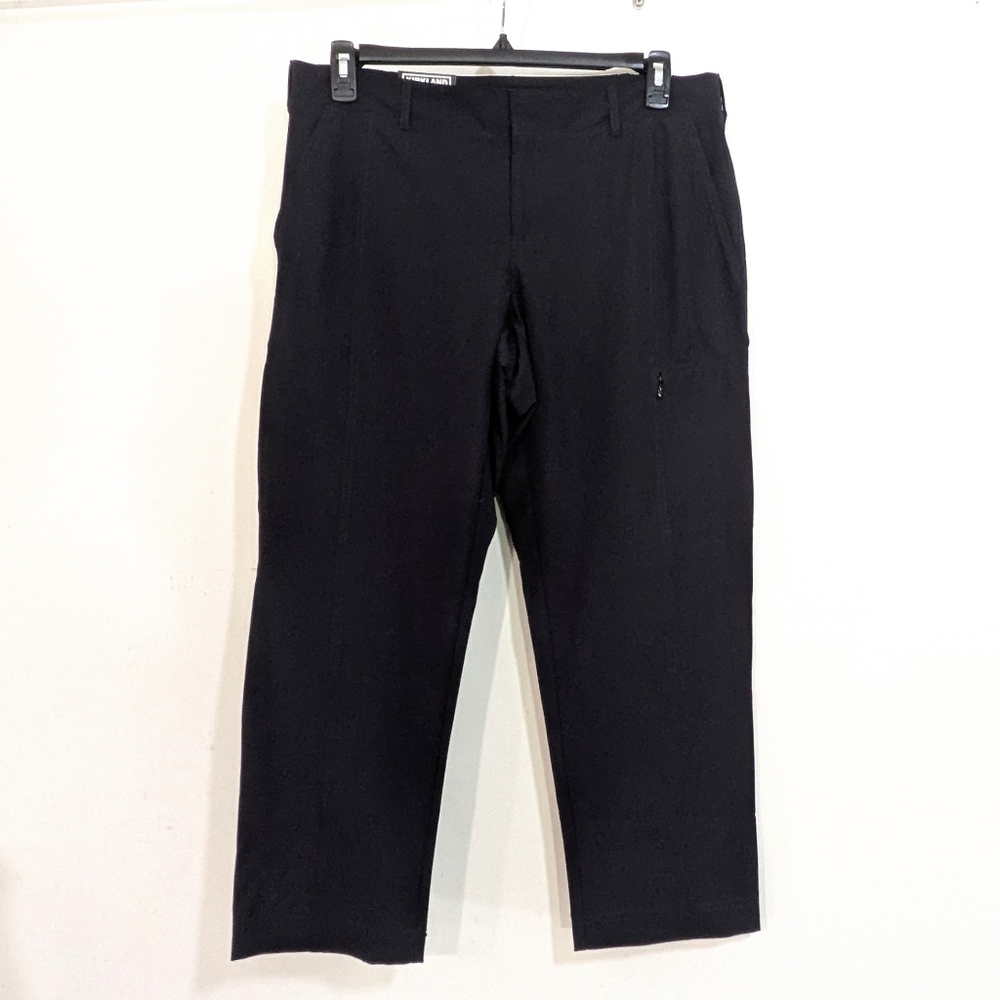 NEW Kirkland Signature Ladies Travel Pants - Black - Size 12 Womens - Picture 2 of 8